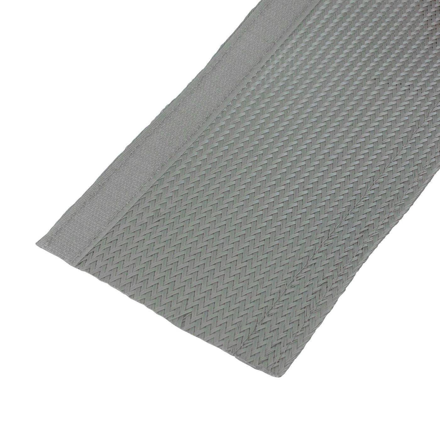 1m  d5-10mm  Kabelkanal Gewebeschlauch Flausch + Klett