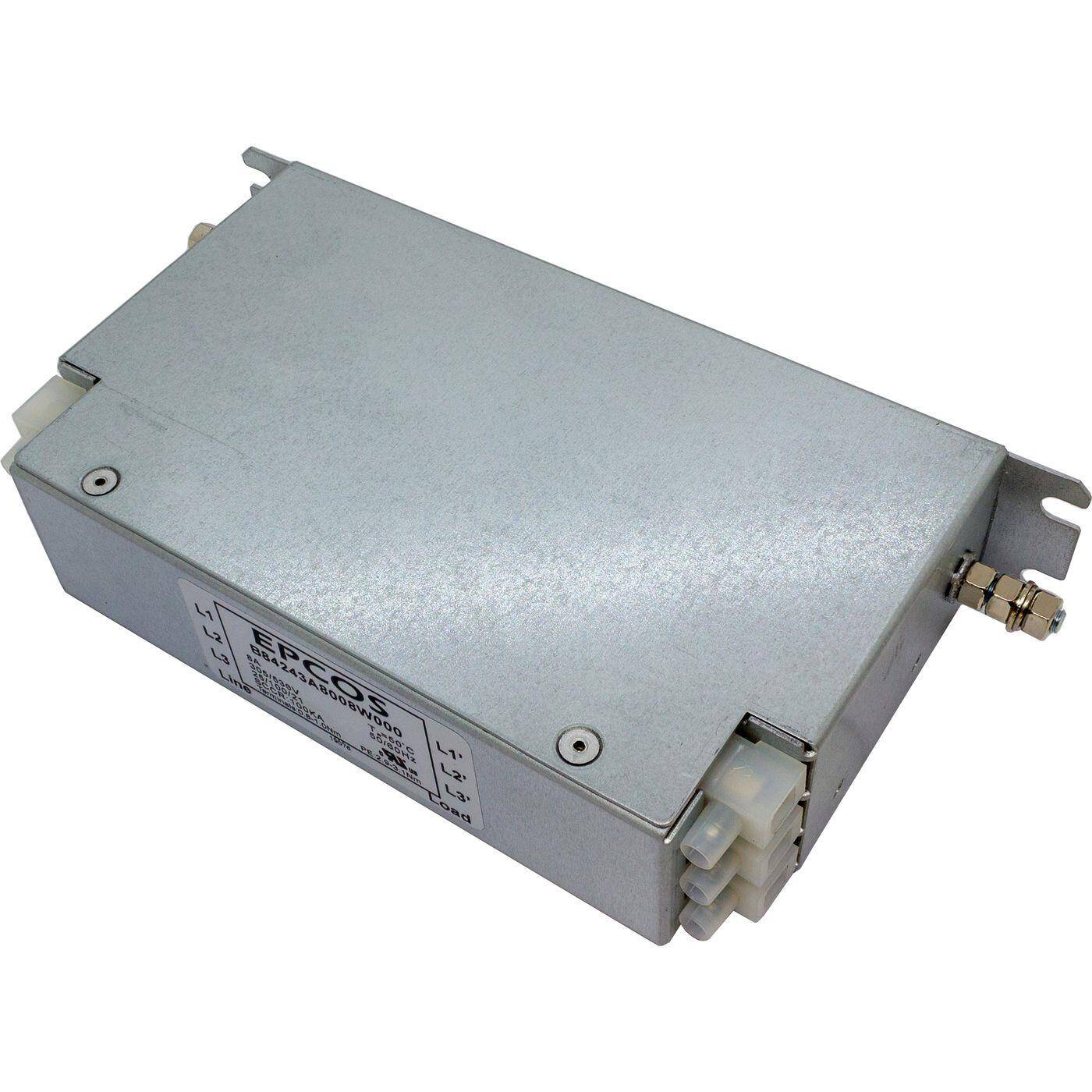3-Phasen Netzfilter 8A @ 520V AC 190x40x95mm Epcso B84243A8008W000 3-Phasen Netzfilter 8A @ 520V AC 190x40x95mm Epcso B84243A8008W000