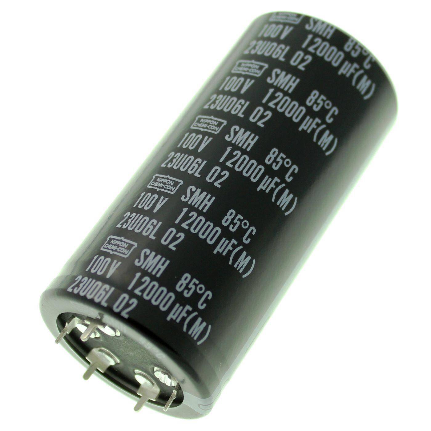 5-Pin Elko Capacitor Radial 12000µF 100V 85°C 40x80mm ESMH101VQT123MB80U 12000uF