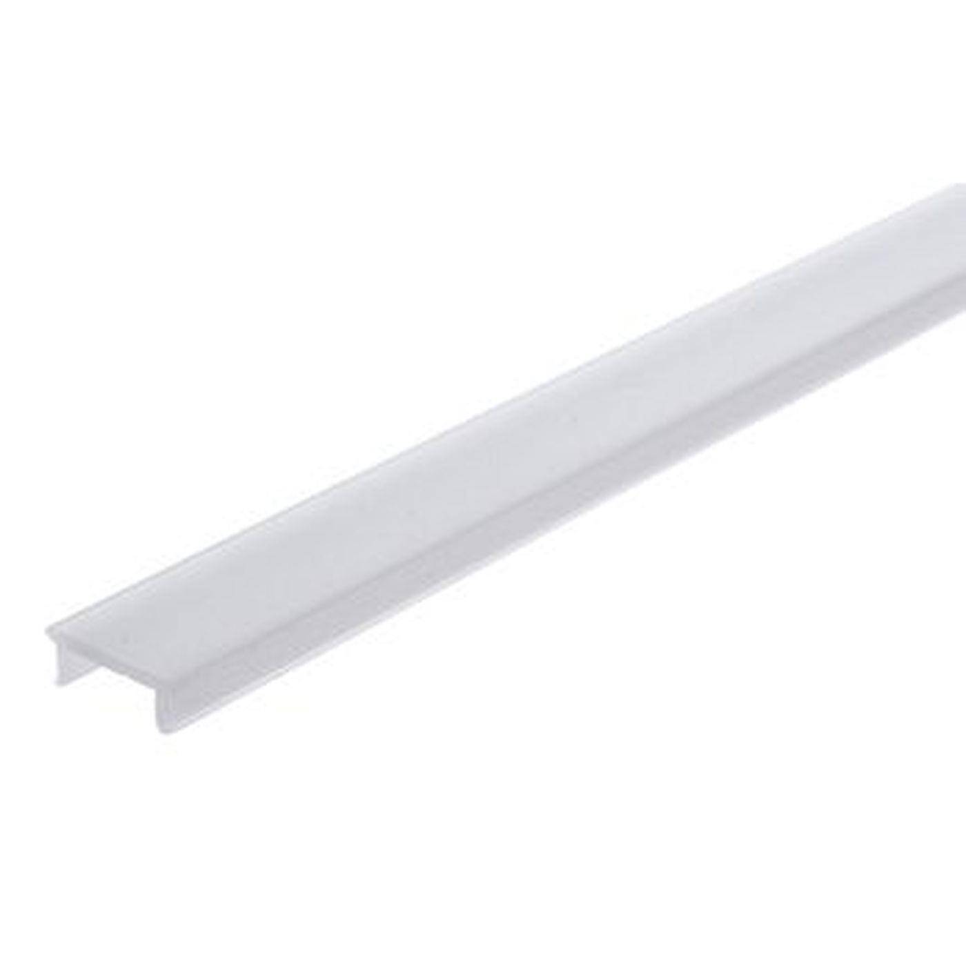 2m Abdeckung Opal Satiniert Kunststoff für LED Trockenbauprofile 2m Abdeckung Opal Satiniert Kunststoff für LED Trockenbauprofile