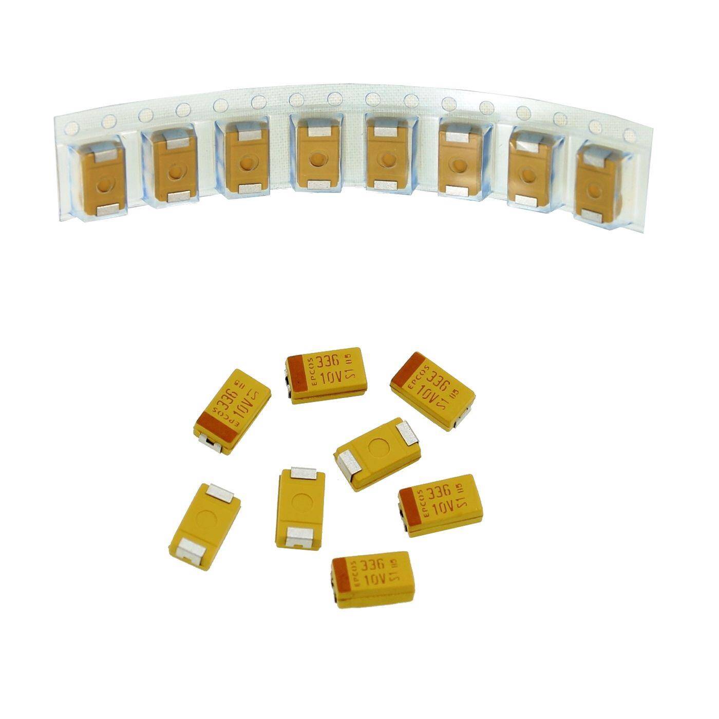 Tantal Kondensator SMD D 33µF 10V 125°C 7,3x4,3mm Kemet B45196E2336M409 33uF