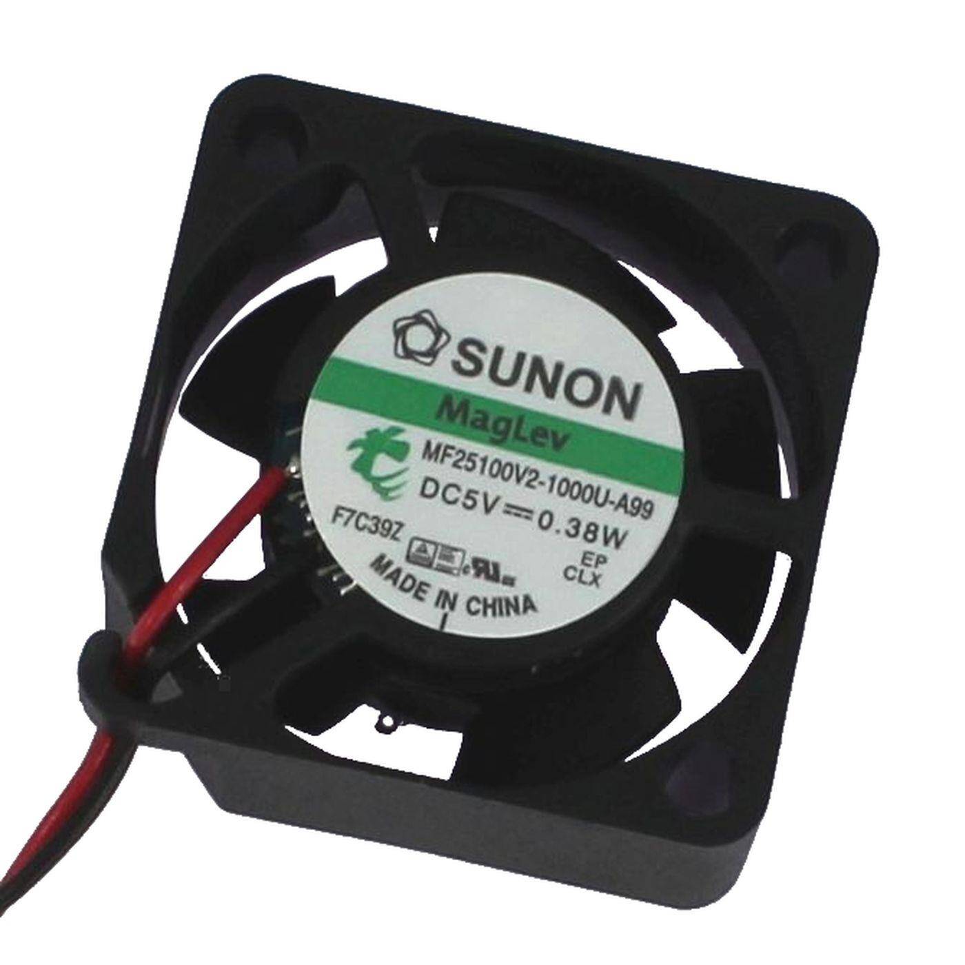 Fan 5V DC 0,33W 25x25x10mm 5,1m³/h 9800U/Min 5,1m³/h Sunon MF25100V21000UA99