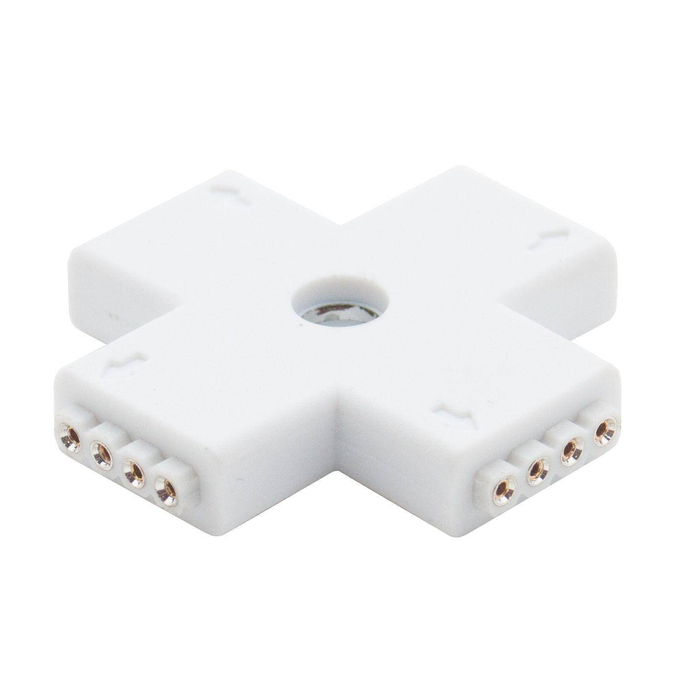 RGB LED Steck "+" Verbinder 4 Pin Buchse 13x6mm