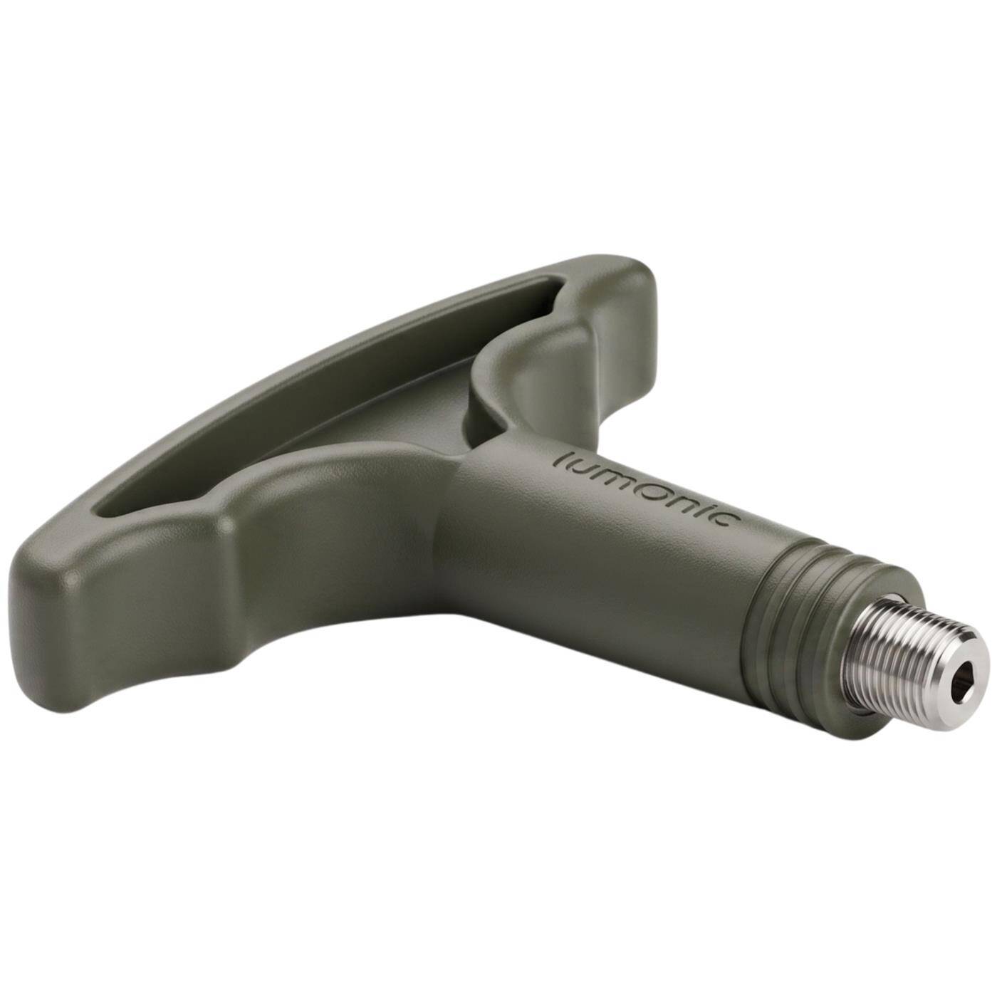 Lumonic Aufdrehhilfe mit T-Griff für F-Stecker - F-Knebel, F-Montageschlüssel, Aufnahme mit Metallgewinde, kraftschonendes Aufdrehen, für Verteilerschrank und SAT