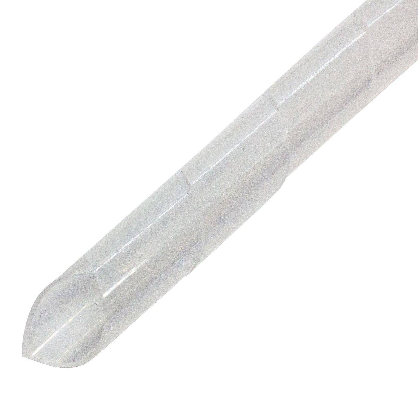 10m Spiralband 10mm (7,5-60mm) Kabelschlauch Transparent Flexibel Schlauch Schutz