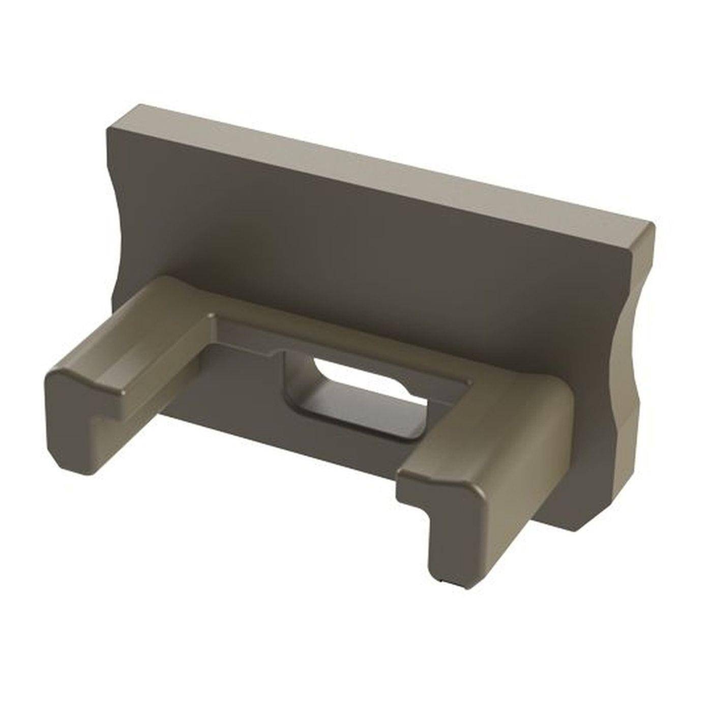 Endkappe für Lumonic Typ A LED Profile Halter Kunststoff Inox