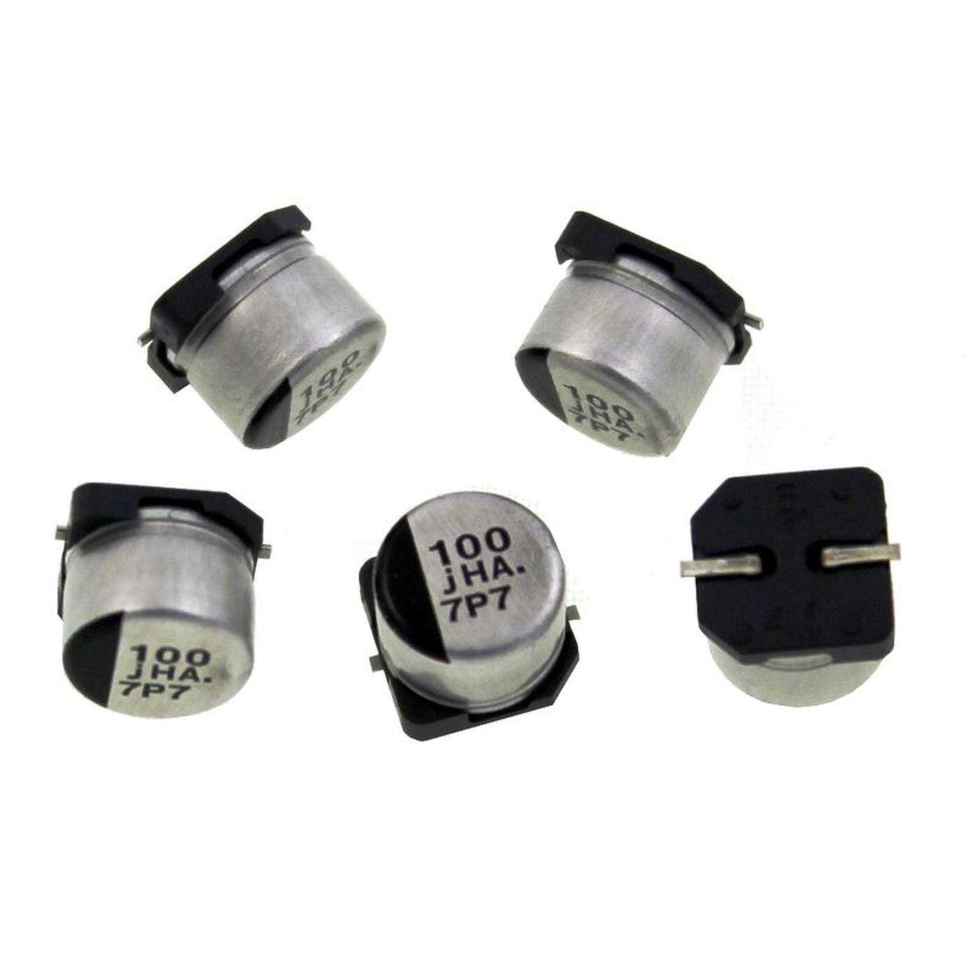 SMD Elko Capacitor 100µF 6,3V | Electrolytic capacitor up to a temperature of 105°C | 6,3x5,4mm | 100uF EEEHA0J101P Panasonic