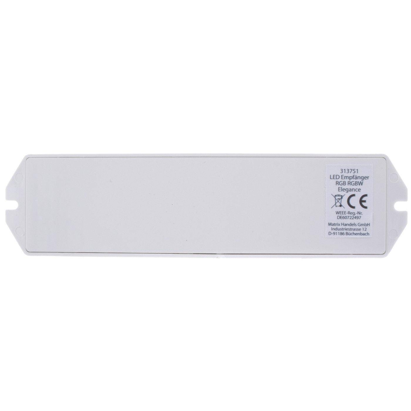 Elegance RGB RGBW LED 4-Zone Empfänger 12...36V 720W RGB+W; 5-Pin