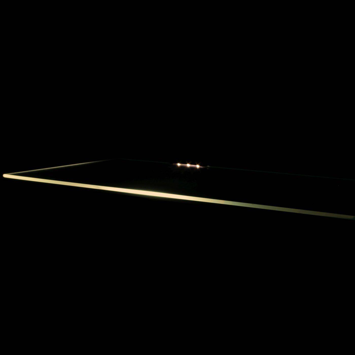 LED Glaskantenbeleuchtung Warm Weiß 4000K + 2m Kabel Schrank und Vitrinenbeleuchtung