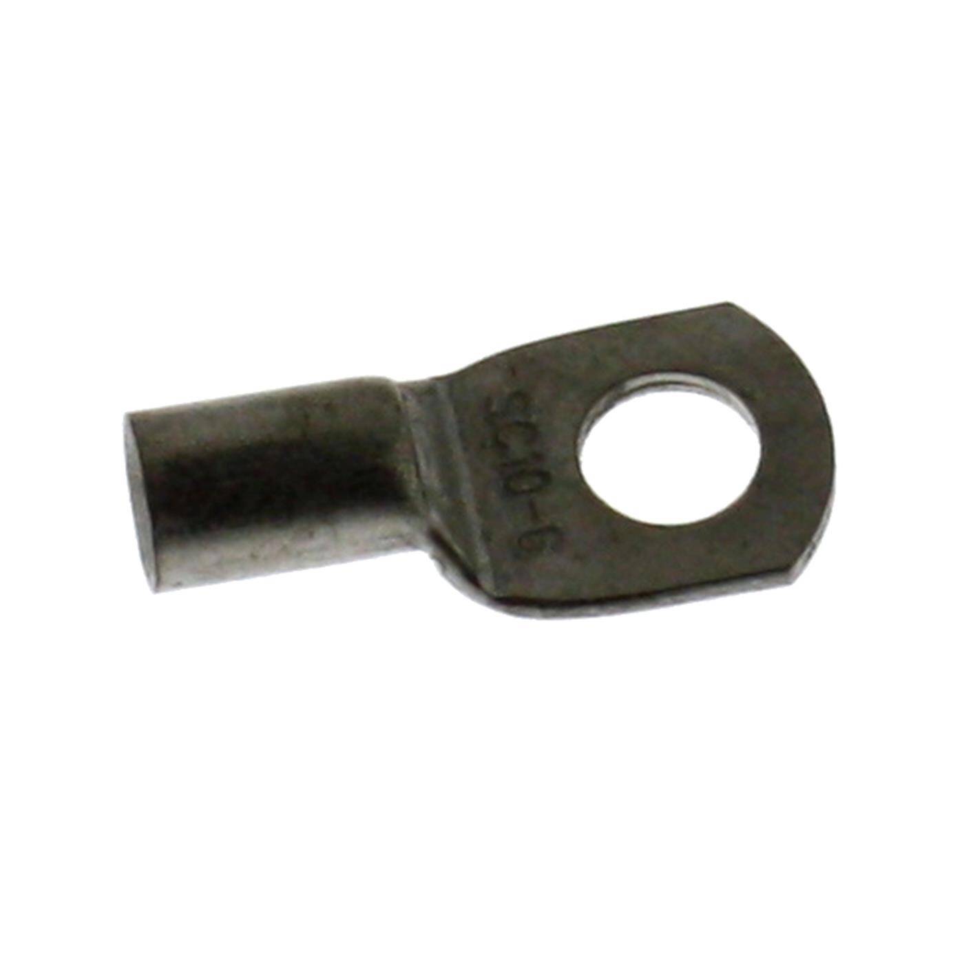 10x Rohrkabelschuh blank 10mm² Lochdurchmesser M6 SC10-6 Ringzunge Kupfer verzinnt