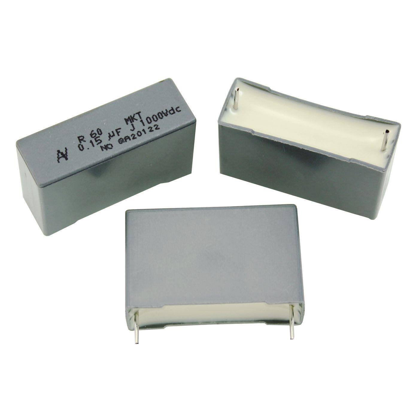 Arcotronics MKT Folien Kondensator | 0,15µF 1000V DC I 2-Pin Anschluss I 2-Pin I 0,15uF, 150nF I Kondensator für Frequenzweichen von Lautsprechern oder zur Entstörung von elektrischen Geräten