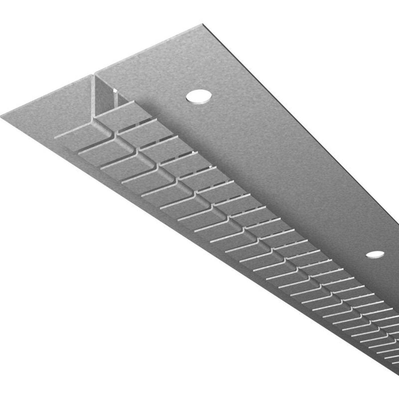 2m LED Trockenbauprofil SNL flex für Rundungen 60mm Sichtschenkel für Gipskartonplatten Stahl Zinkblech