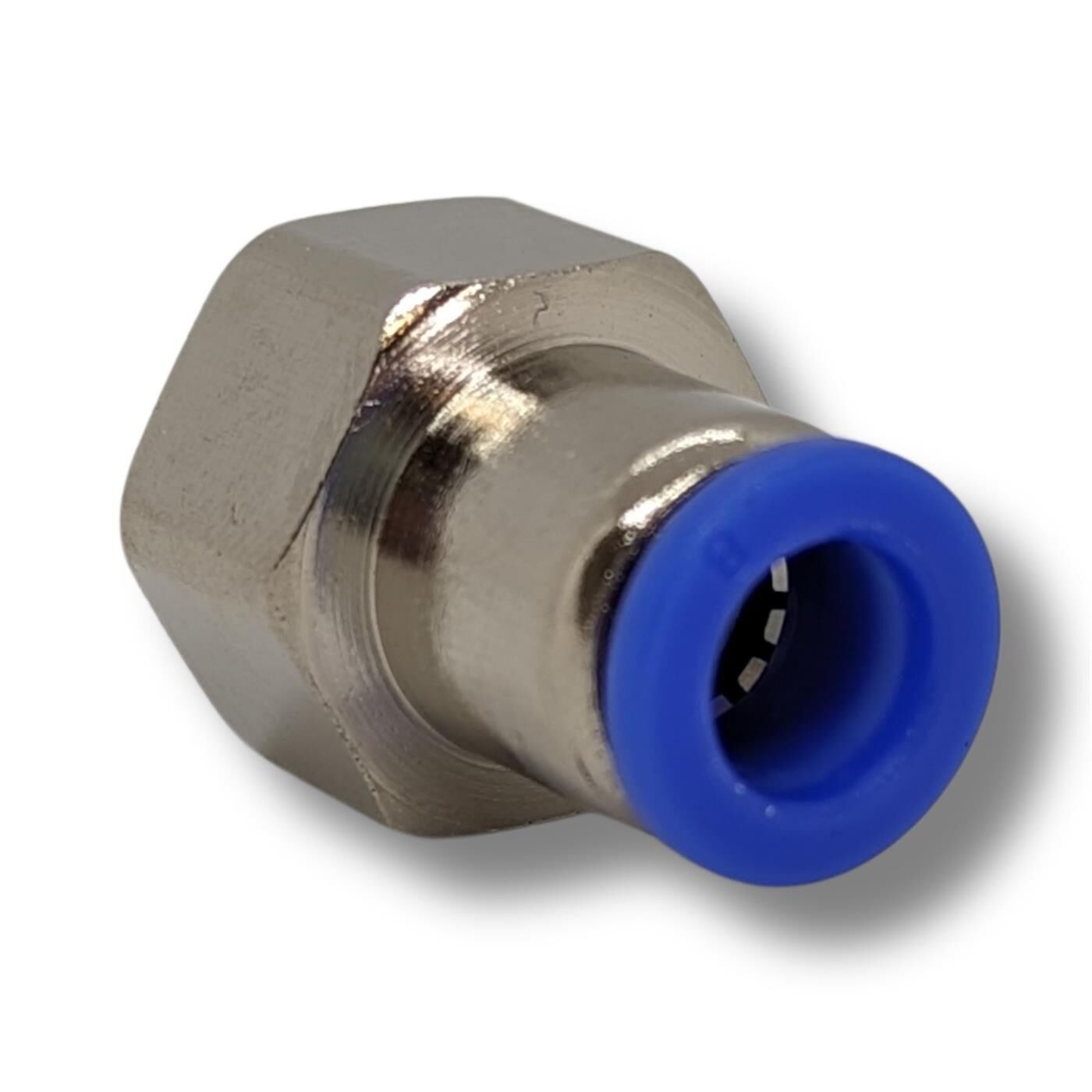 PU Schlauch Steckverbinder Fitting mit Innengewinde I 8mm*3/8Zoll I gerade I Schnellverschluss I pneumatischer Steckverbinder I Schlauchverbinder I Druckluft & Automatisierung