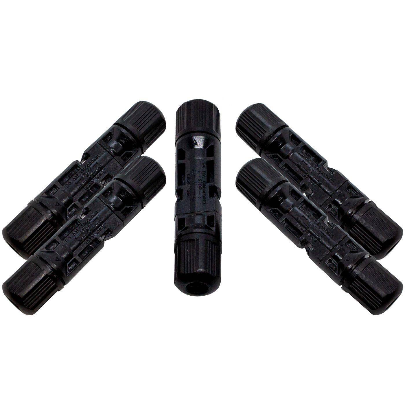 5 Paar Solar Stecker und Buchse incl. Montageschlüssel Photovoltaik 2,5....6mm² 1000V DC 30A IP67 -40...+125°C