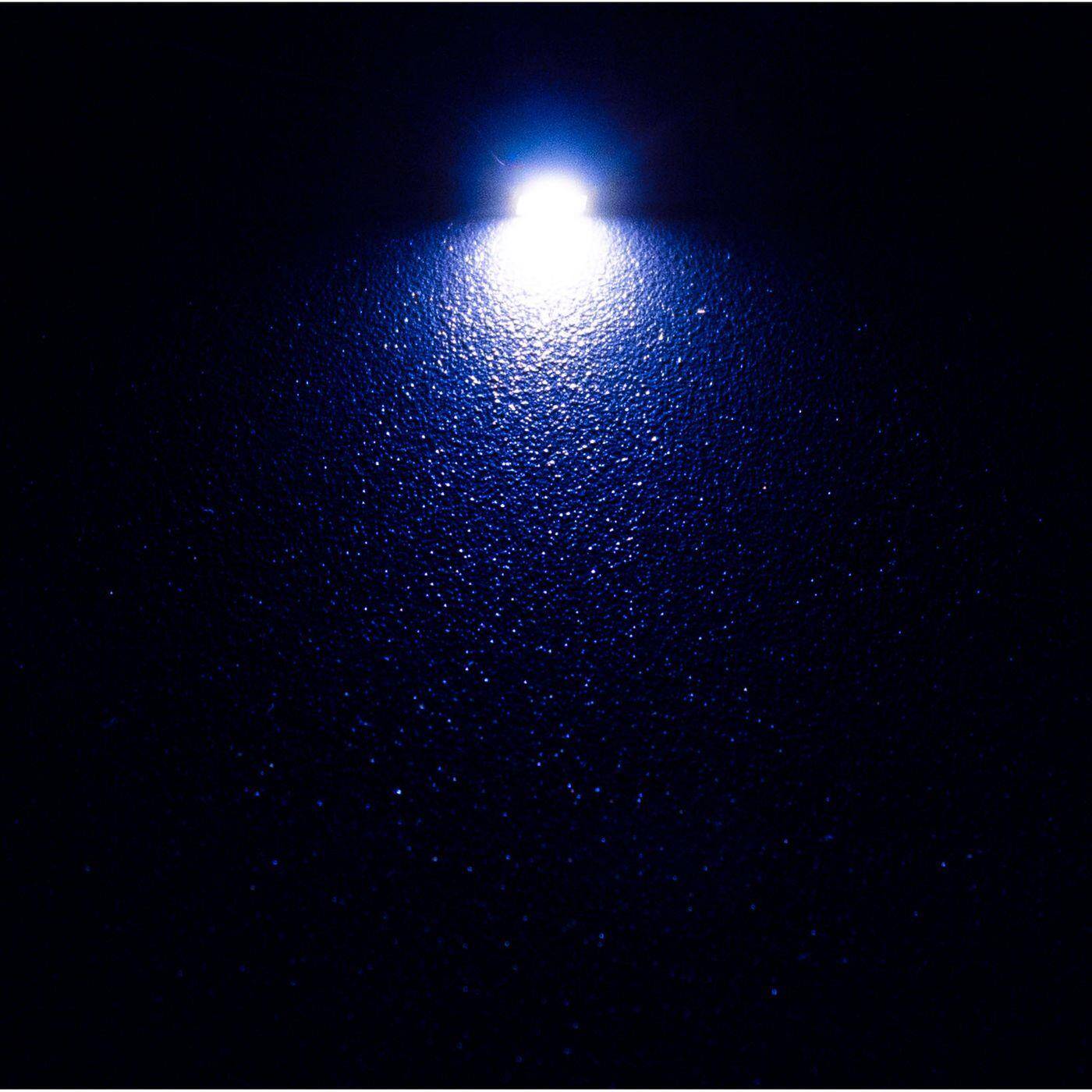 10x Superhelle LEDs SMD 1206 Blau mit Kupferlackdraht 20cm + 12V Vorwiderstand