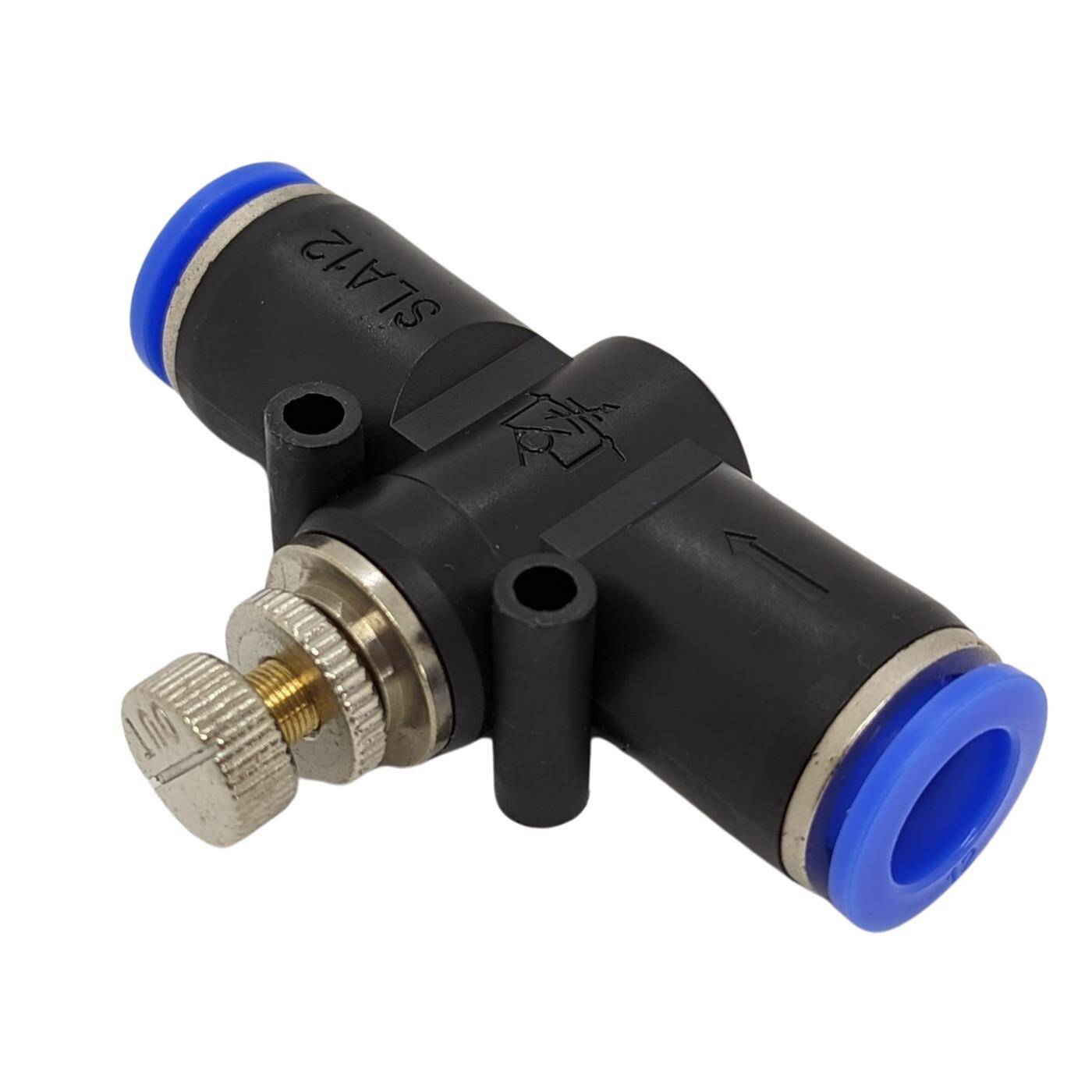 PU Schlauch Drossel-Rückschlagventil mit Steckverbinder 12mm pneumatisches Drosselrückschlagventil Drosselventil Druckluft & Automatisierung PU Schlauch Drossel-Rückschlagventil mit Steckverbinder 12mm pneumatisches Drosselrückschlagventil Drosselventil Druckluft & Automatisierung