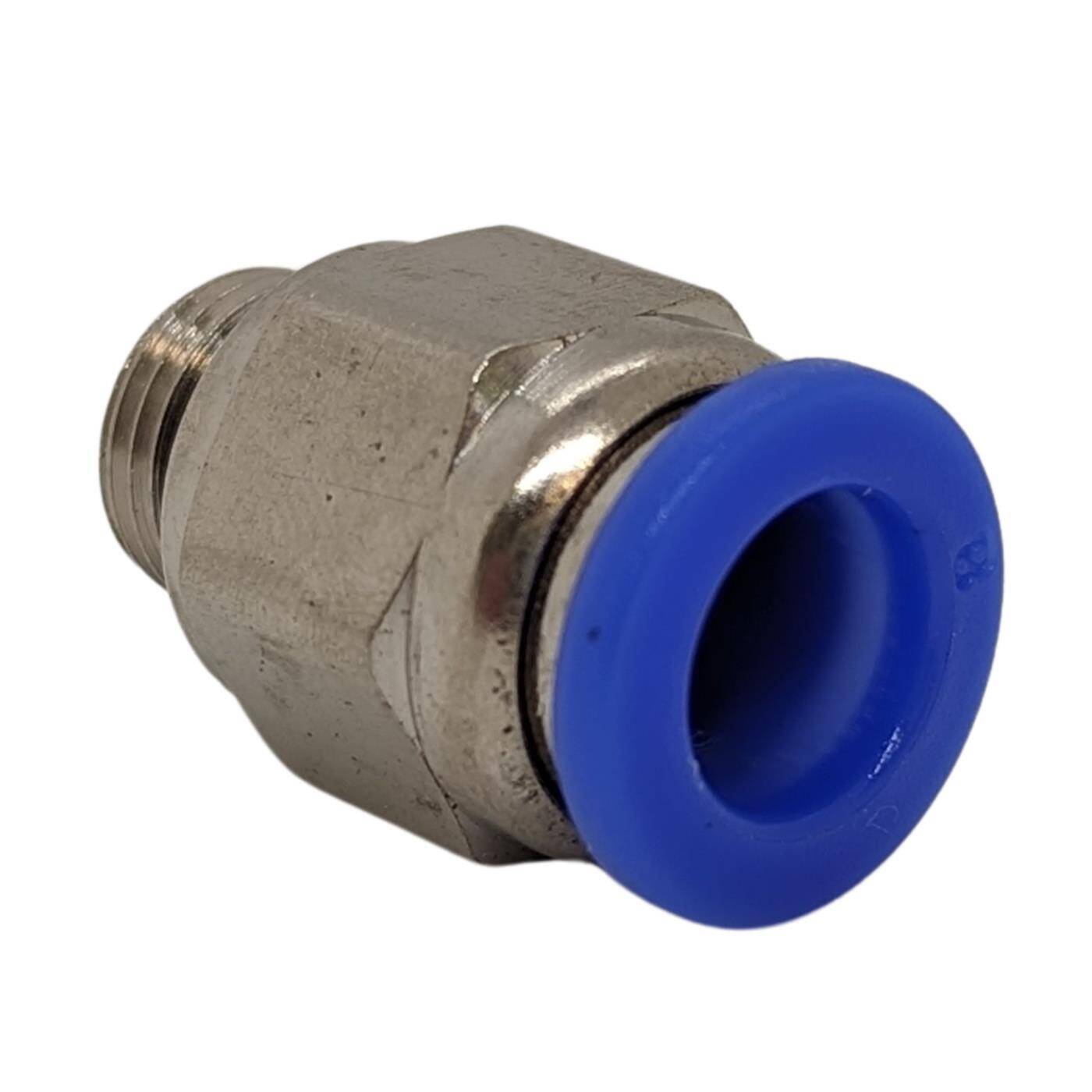 PU Schlauch Steckverbinder Fitting mit Außengewinde 8mm*1/8Zoll gerade Schnellverschluss pneumatischer Steckverbinder Schlauchverbinder Druckluft & Automatisierung