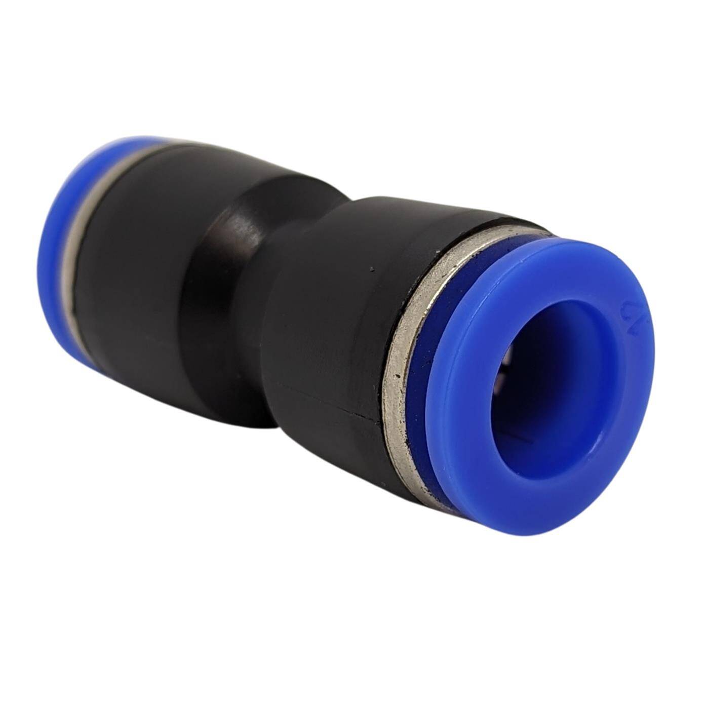 PU Schlauch Steckverbinder 12mm gerade Schnellverschluss pneumatischer Steckverbinder Schlauchverbinder Druckluft & Automatisierung