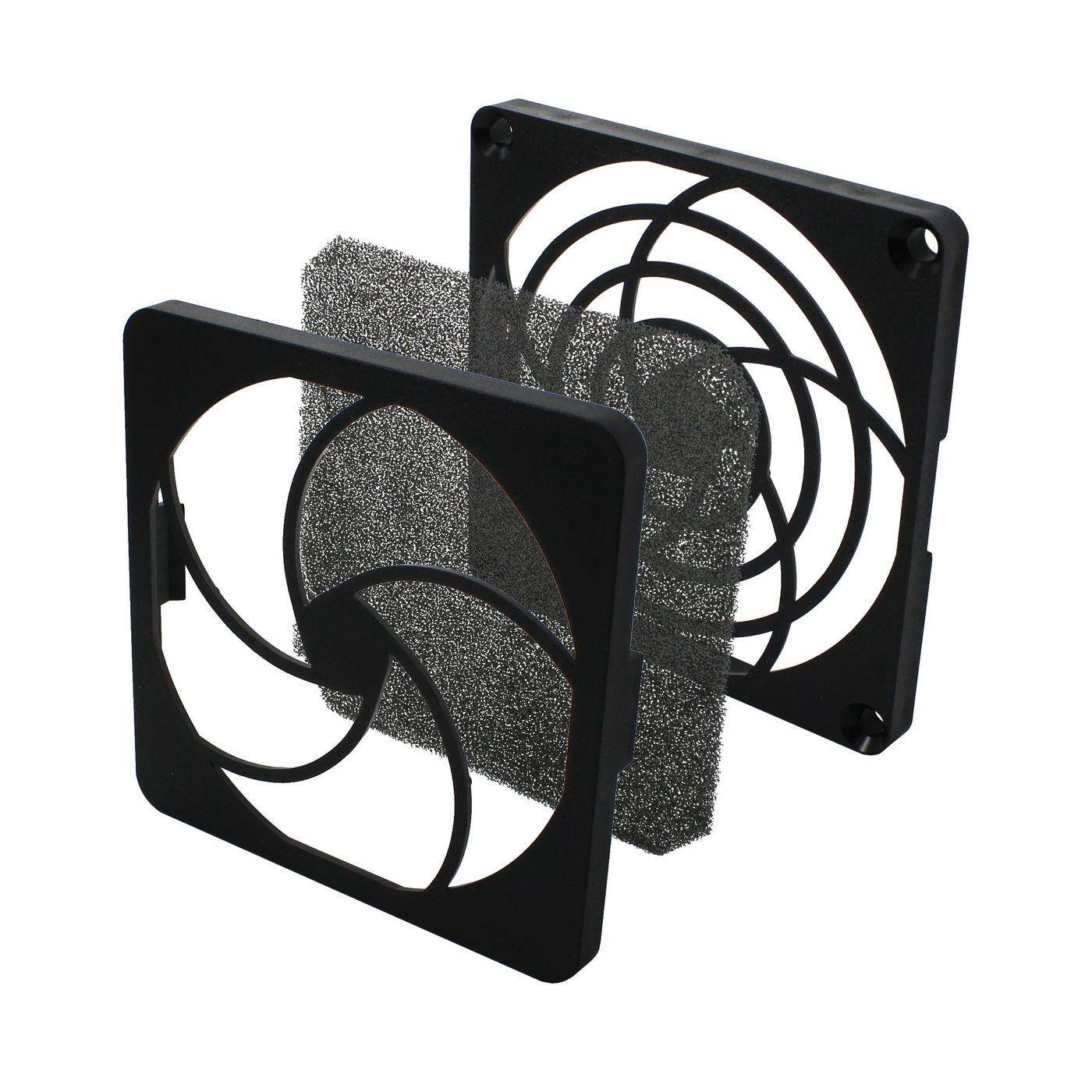 Lüftergitter + Staubfilter 80x80mm 45ppi 3-teilig Wechselfilter Lüftergitter + Staubfilter 80x80mm 45ppi 3-teilig Wechselfilter