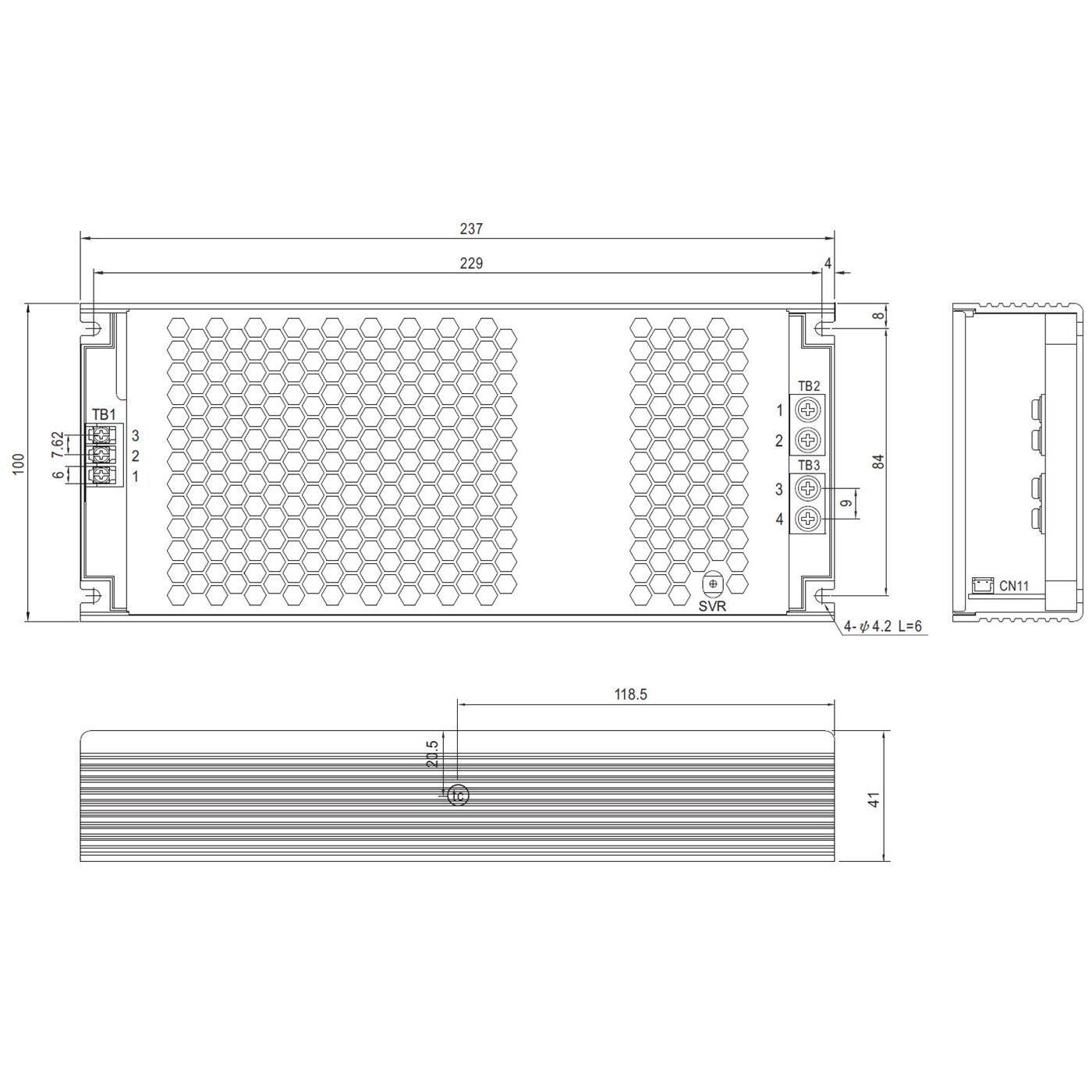 UHP-750-48 753,6W 48V 15,7A Industrial power supply