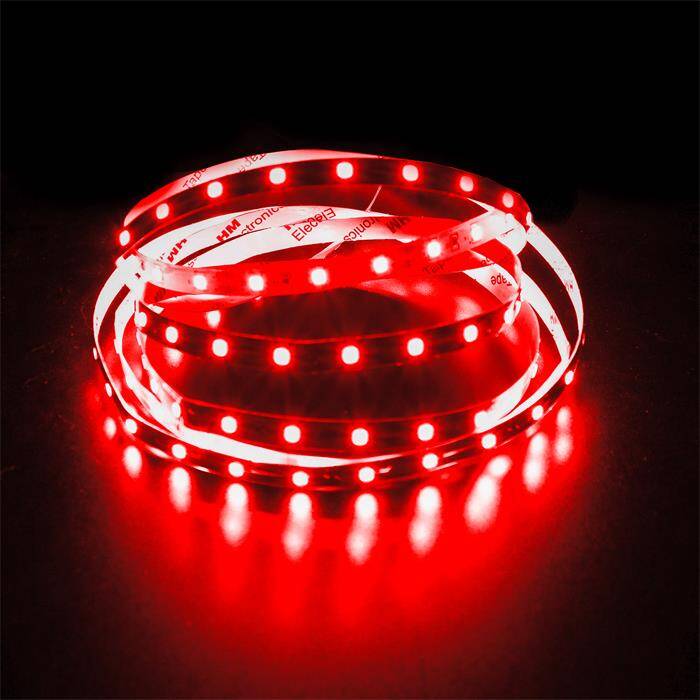 5m (500cm) LED Strip Tape Bar 24V Red IP20 300LEDs 60LED/m SMD2835