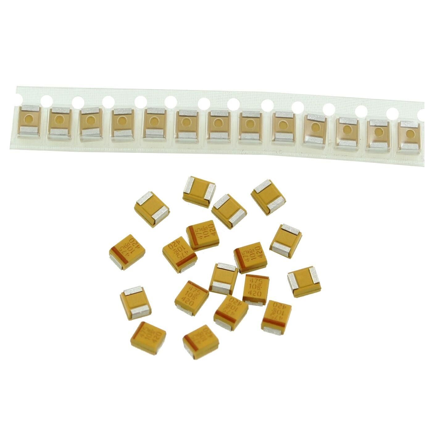 Tantal Kondensator SMD B 4,7µF 10V 125°C 3,5x2,8mm Kemet T491B475K010AS 4,7uF