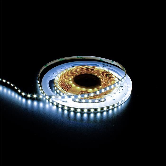 5m (500cm) LED Strip Tape Bar 24V Cold White 6000K IP20 600LEDs 120LED/m SMD2835