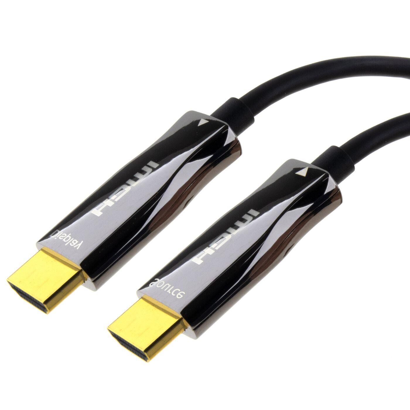 25m optisches HDMI 2.0 Glasfaser Kabel 4k @ 60Hz 18GBit/s High Speed UHD