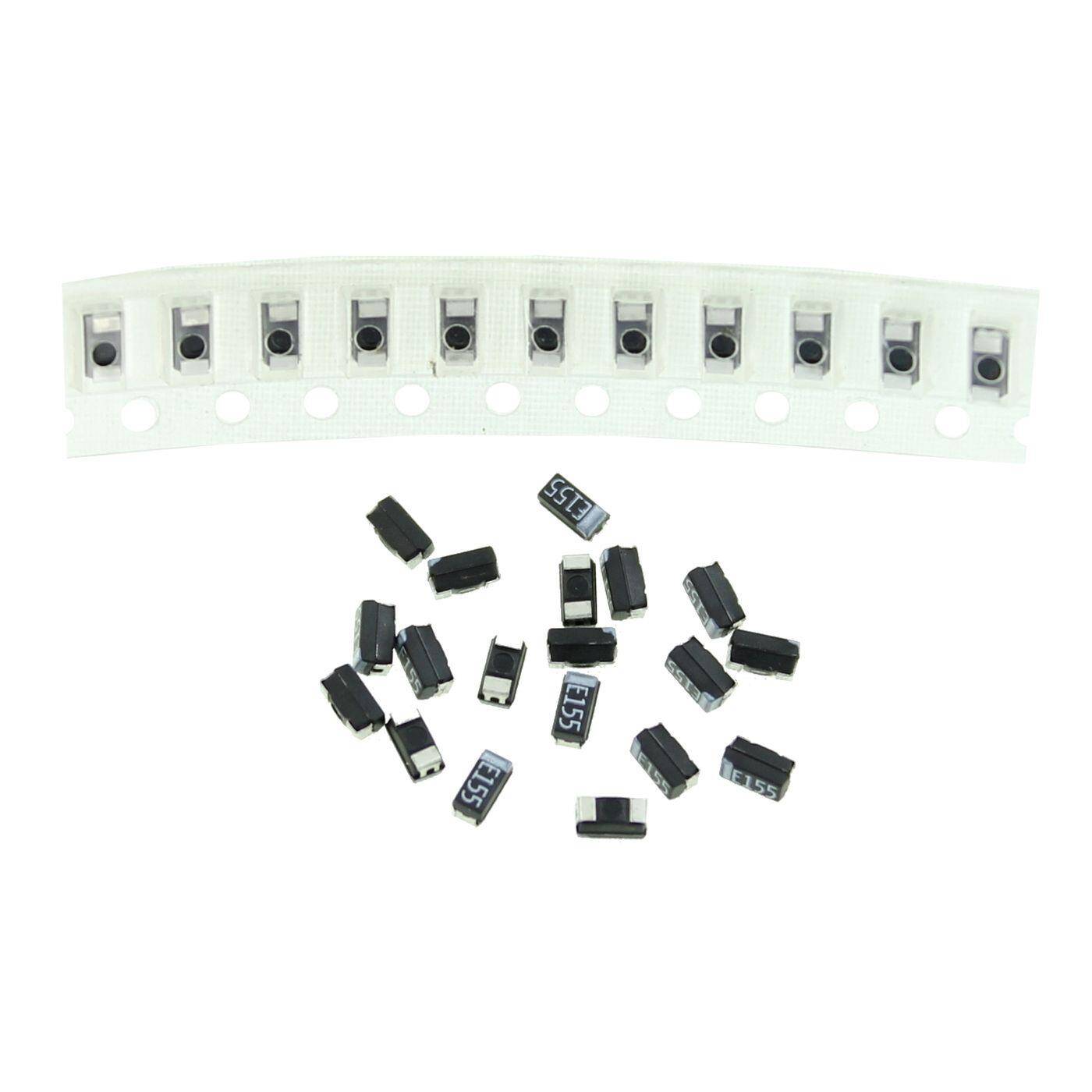 Tantal Kondensator SMD A 1,5µF 10V 125°C 3,2x1,6mm Samsung TCSCS1E155MAAR 1,5uF Tantal Kondensator SMD A 1,5µF 10V 125°C 3,2x1,6mm Samsung TCSCS1E155MAAR 1,5uF