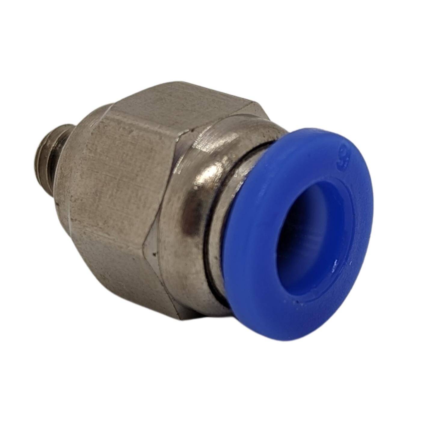 PU hose connector fitting with external thread 6mm*M5 straight Quick release fastener Pneumatic plug connector Hose connector Compressed air
