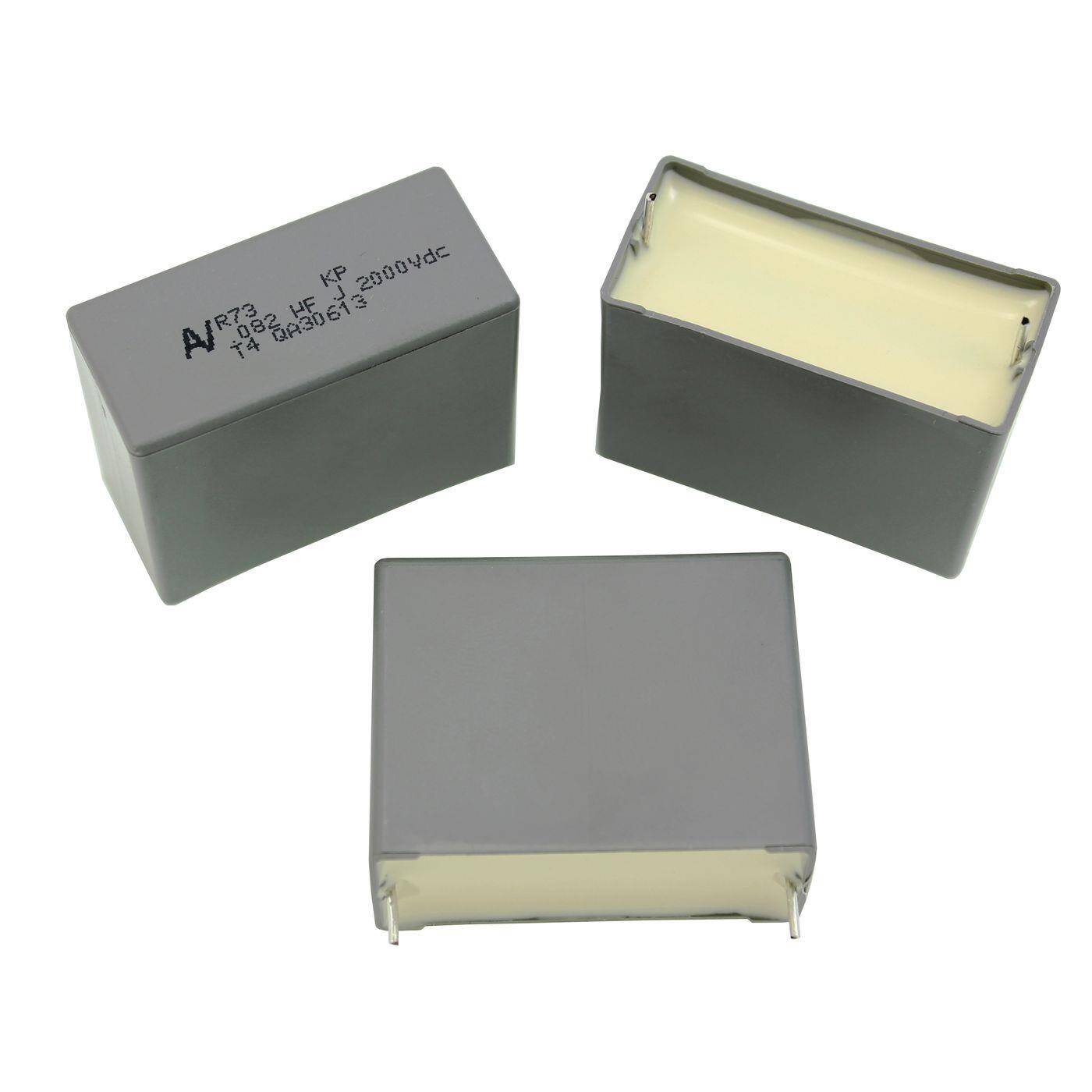 Arcotronics KP Folien Kondensator | 0,082µF 2000V DC I 2-Pin Anschluss I 2-Pin I 0,082uF, 82nF I Kondensator für Frequenzweichen von Lautsprechern oder zur Entstörung von elektrischen Geräten