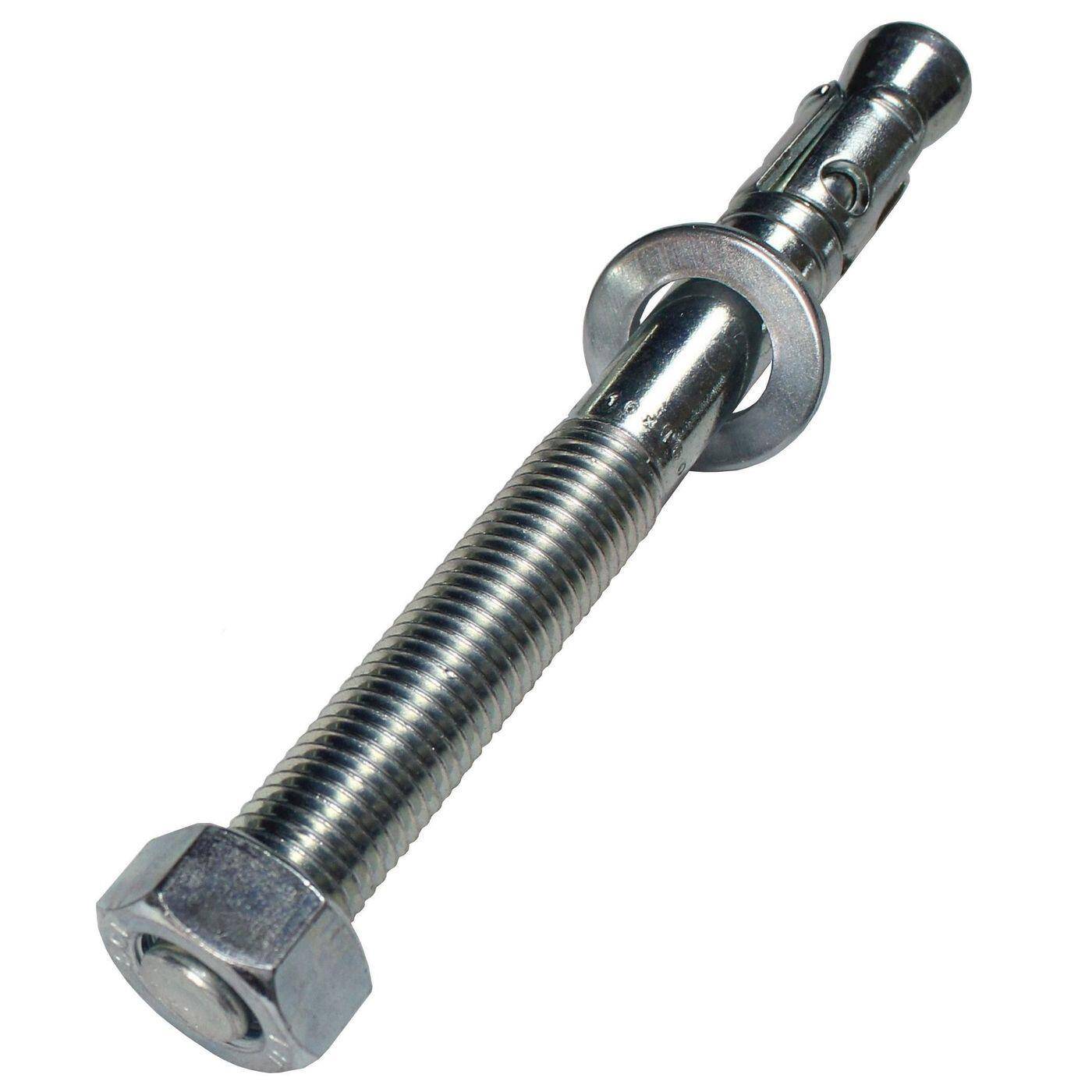 M16 x 190mm Schwerlastanker Verzinkt Keilanker Metalldübel Bolzenanker Blitzdübel