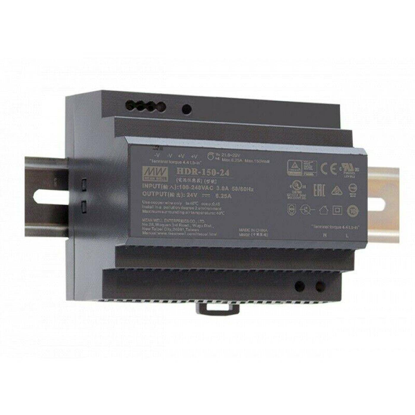 MEAN WELL HDR-150-48 153,6W 48V 3,2A Hutschienen Netzteil DIN-RAIL