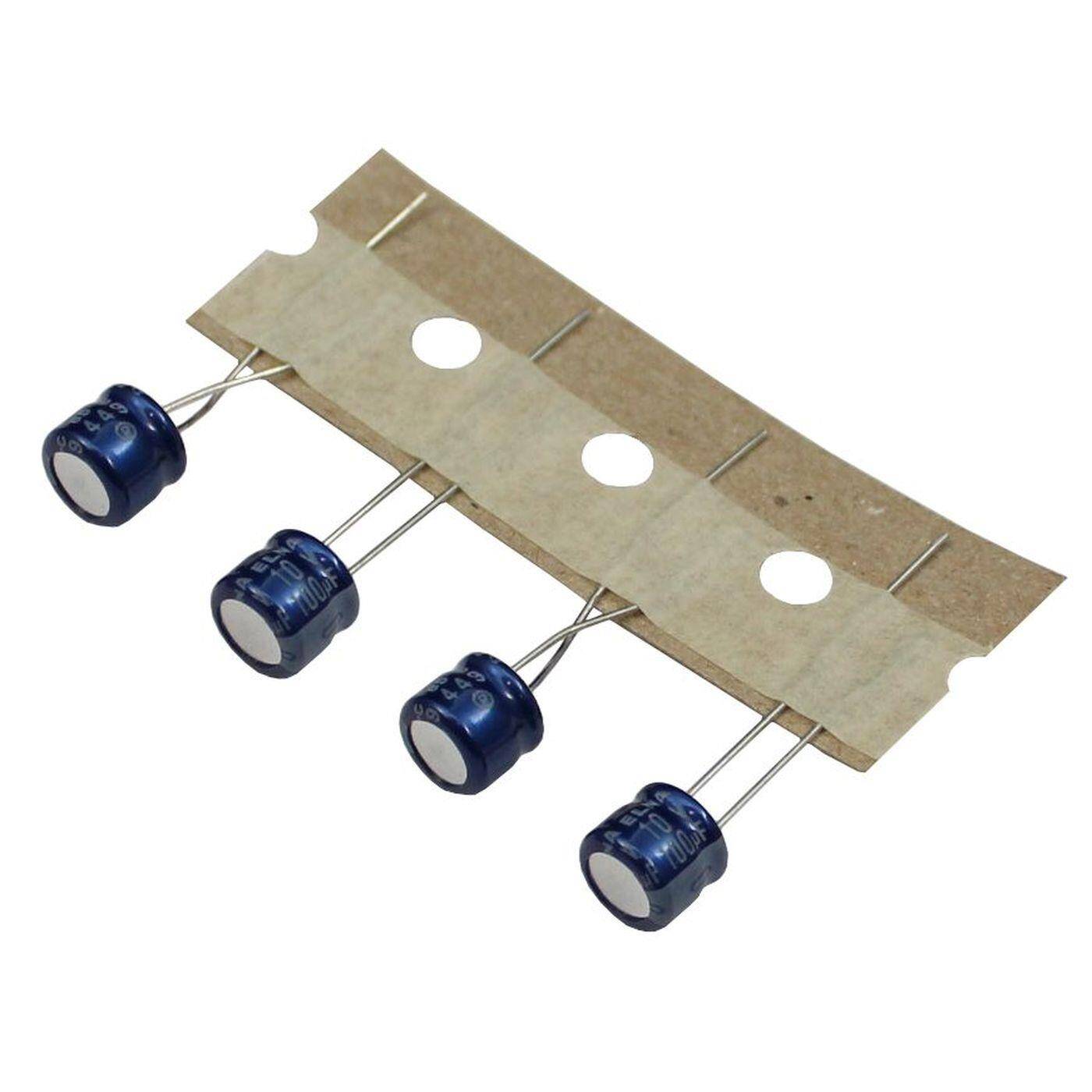 Elko Capacitor Radial 100µF 10V | Electrolytic capacitor up to a temperature of 85°C | 6,3x5mm | 100uF RC3-10V101MF0#-T58 Elna