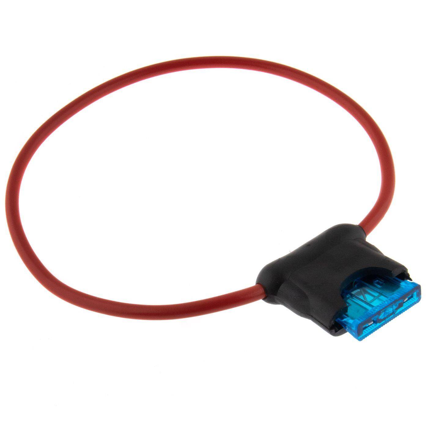 CAR Car Fuse holder + 19mm 15A Flat fuse very high quality