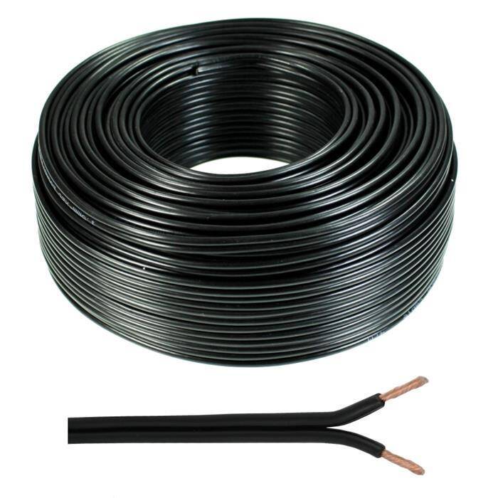 25m Lautsprecherkabel 2x 1,5mm² Schwarz Audiokabel Boxenkabel 25m Lautsprecherkabel 2x 1,5mm² Schwarz Audiokabel Boxenkabel