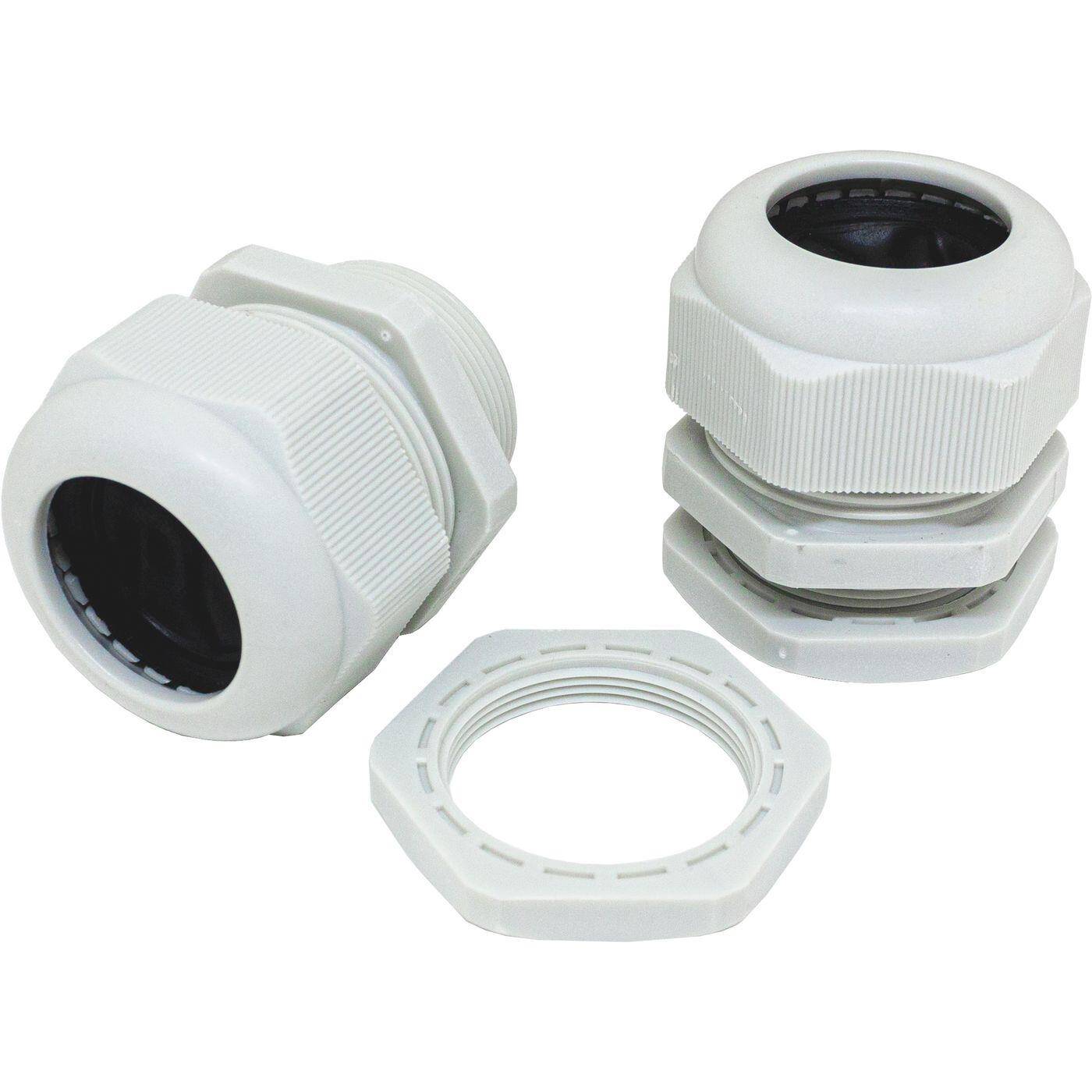 2x Kabelverschraubung M40 PG36 schwarz IP67 metrisch 25-32mm