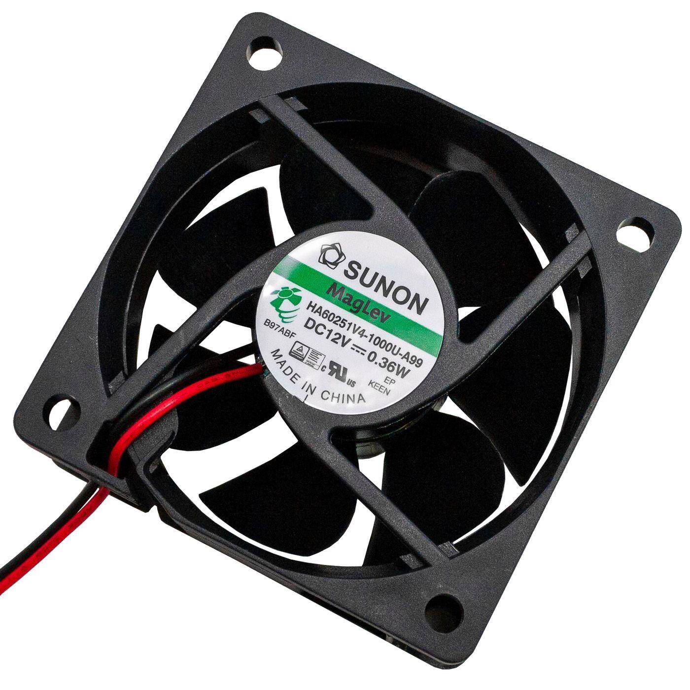 Lüfter 12V DC 0,24W 60x60x25mm 23,4m³/h 2500U/Min 23,4m³/h Sunon HA60251V41000UA99