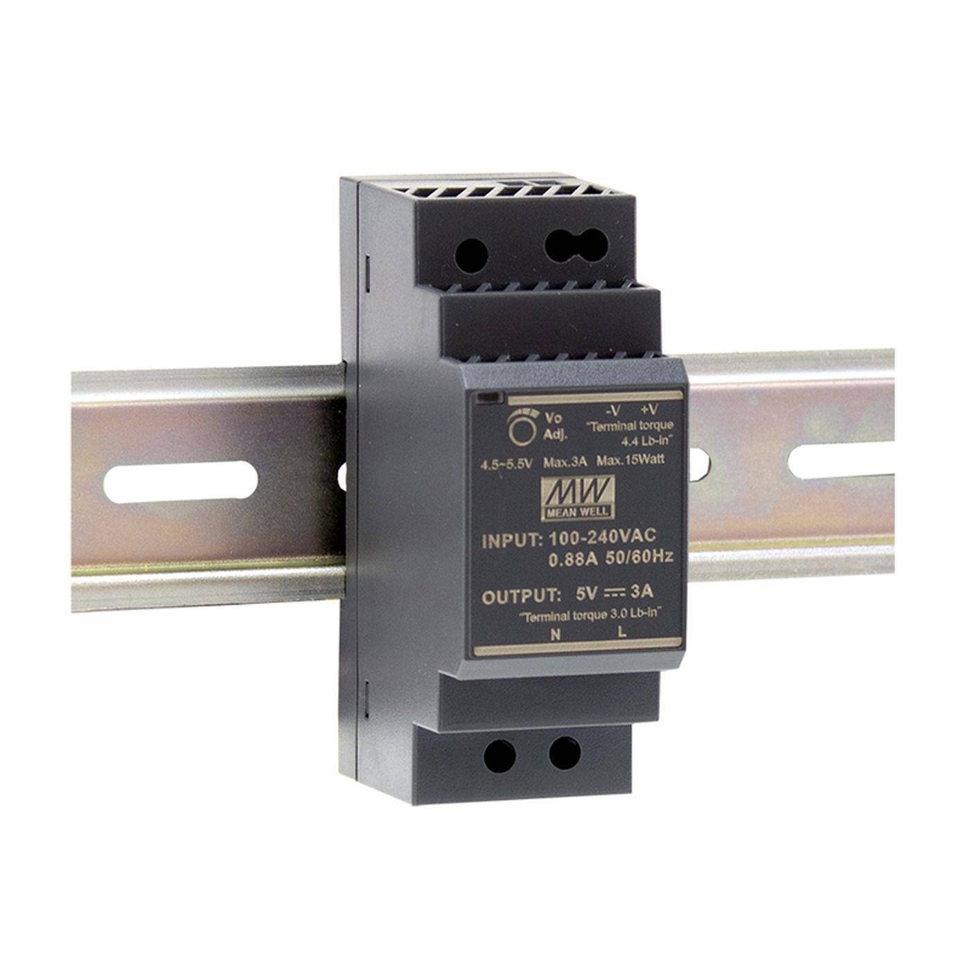 MEAN WELL HDR-30-24 36W 24V 1,5A Din Rail power supply DIN-RAIL