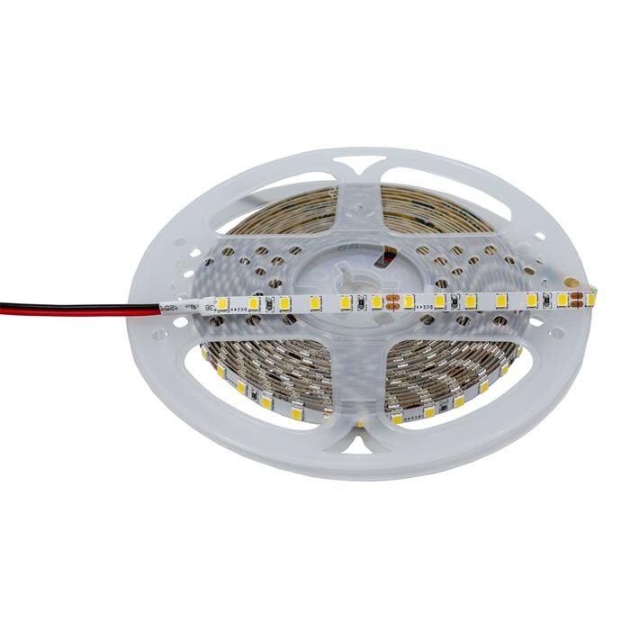 5m (500cm) LED Streifen Band Leiste 24V Warm Weiß 3000K IP20 600LEDs 120LED/m SMD2835