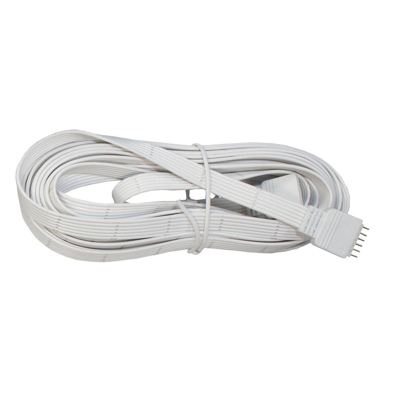 5m RGBW CCT LED Extension cable Connector 6 Pin Socket + 6 Pin Plug 18x6mm