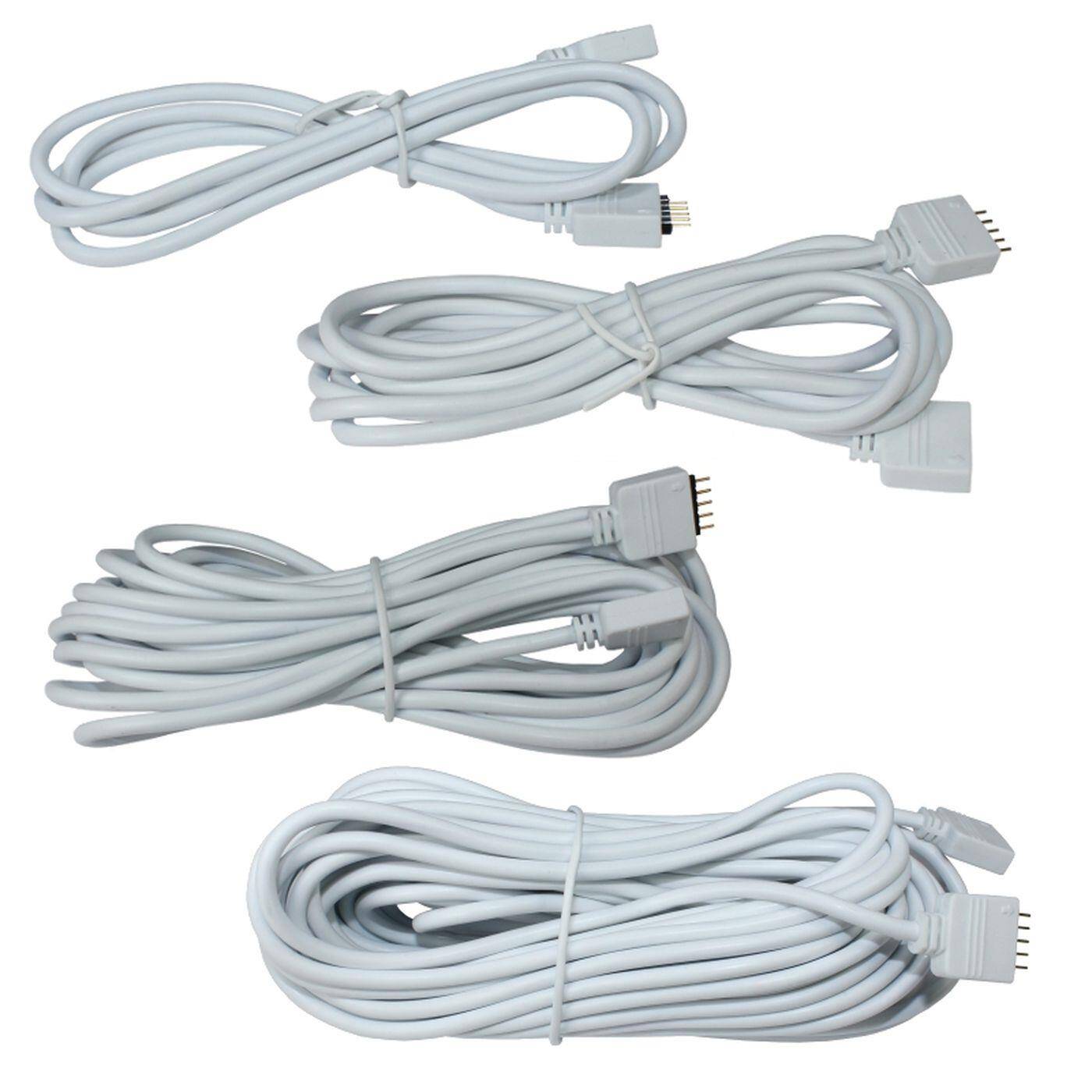1m RGBW LED Verlängerungskabel Steckverbinder 5 Pin Buchse + 5 Pin Stecker 16x6mm Weiß 1m RGBW LED Verlängerungskabel Steckverbinder 5 Pin Buchse + 5 Pin Stecker 16x6mm Weiß