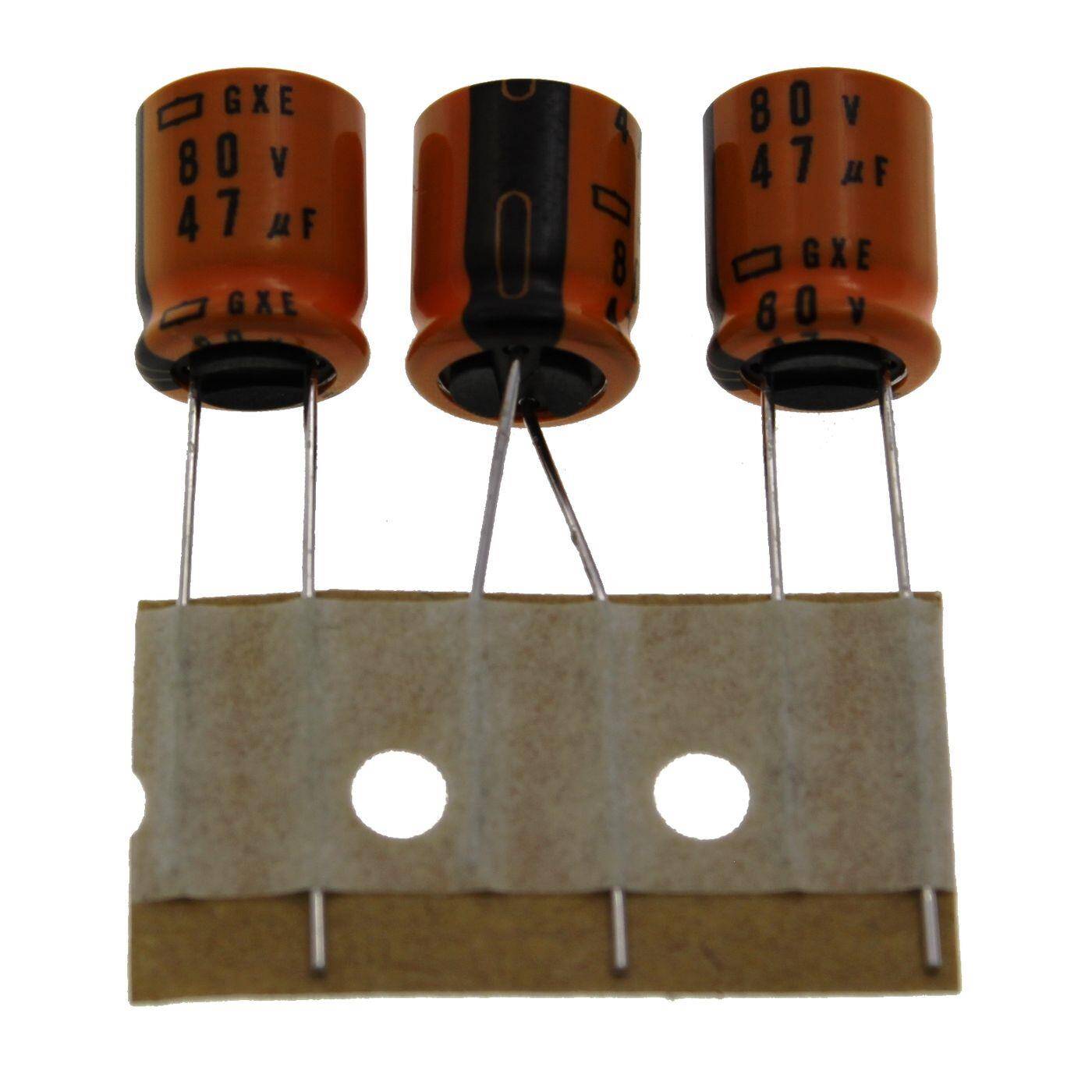 Elko Kondensator Radial 47µF 80V | Elektrolytkondensator bis zu einer Temperatur von 125°C | 10x12,5mm | 47uF EGXE800ETD470MJC5S United Chemi-Con