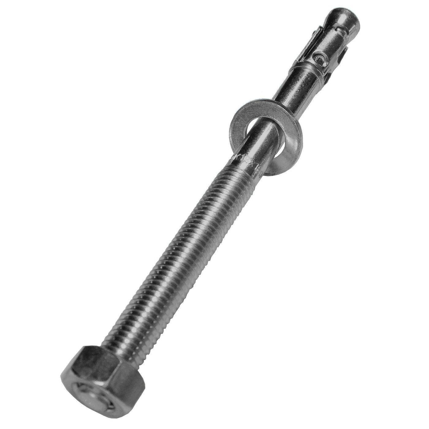M12 x 180mm Schwerlastanker Edelstahl A4 Keilanker Metalldübel Bolzenanker Blitzdübel