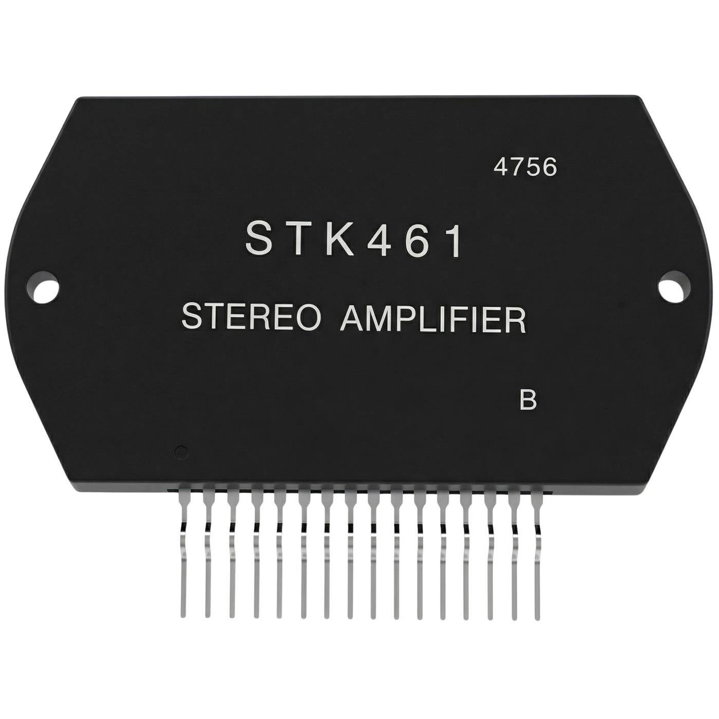 Hybrid IC STK461 80x45mm Stereo Power amplifier