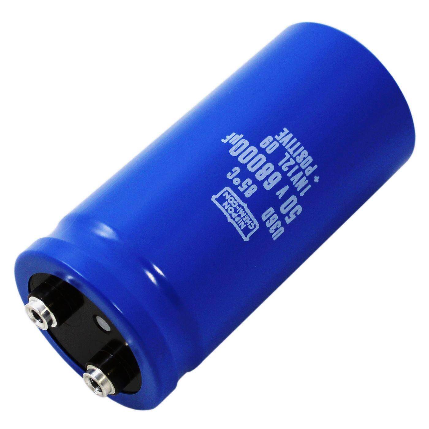 Screw Elko Capacitor 68000µF 50V | Electrolytic capacitor up to a temperature of 85°C | 50,8x105mm | 68000uF E36D500HPN683MCA5U United Chemi-Con