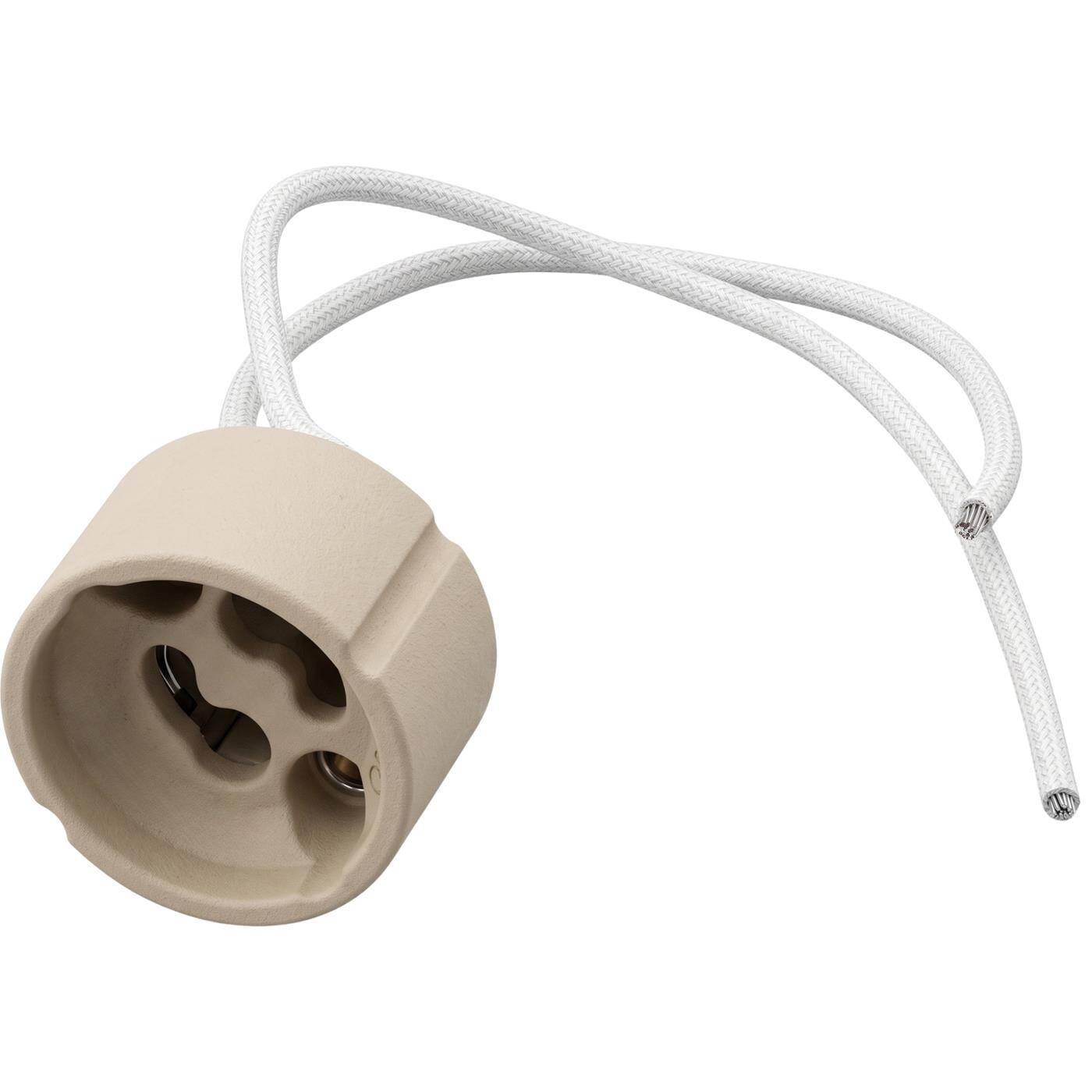 GU10 Leuchtmittel Fassung Keramik + 14,5cm Kabel für Lampen 230V