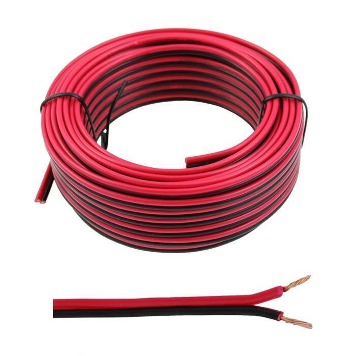 10m Lautsprecherkabel 2x 0,75mm² Rot Schwarz Audiokabel Boxenkabel 10m Lautsprecherkabel 2x 0,75mm² Rot Schwarz Audiokabel Boxenkabel