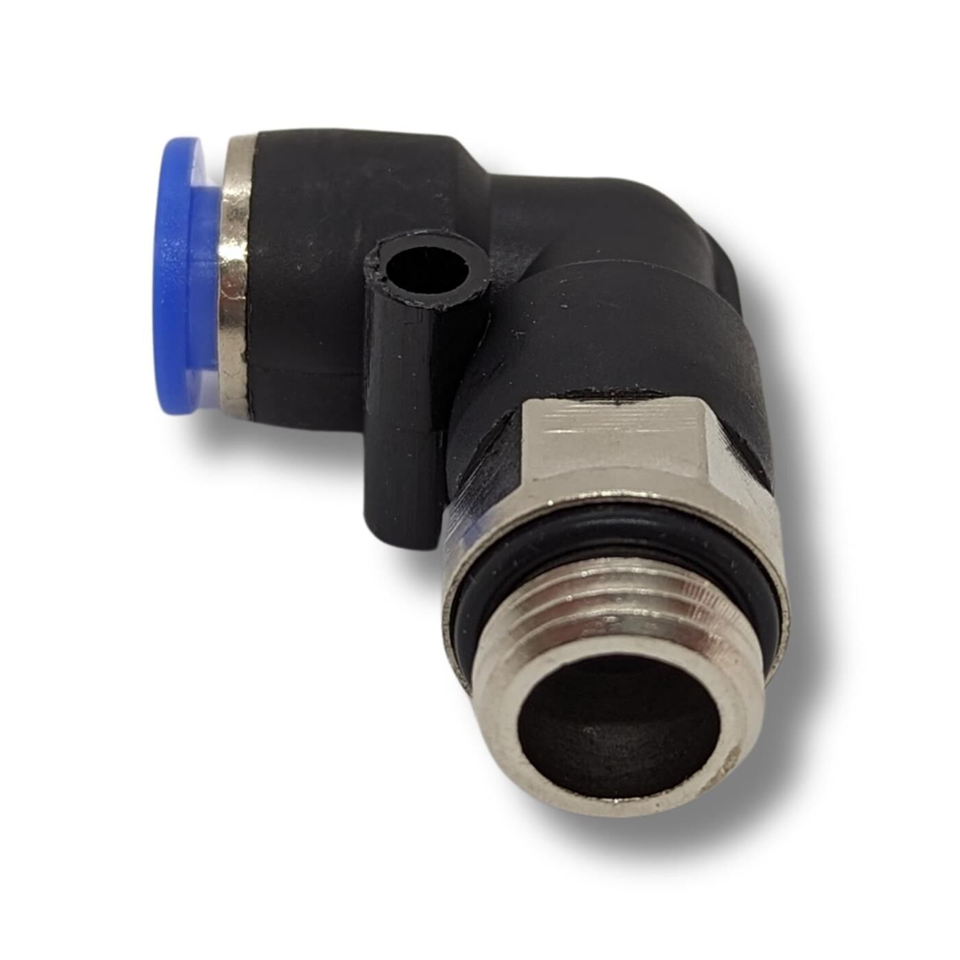 PU Schlauch 90° Steckverbinder Fitting mit Außengewinde I 8mm*1/4Zoll I Winkel-Verbinder I L-Steckverbinder I pneumatischer Steckverbinder I Fitting I Druckluft & Automatisierung