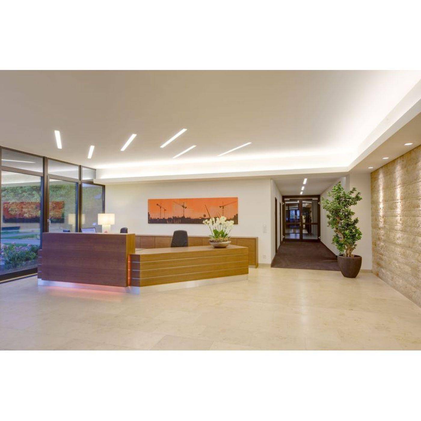 2m LED Drywall profile AWP for existing light coves for Plasterboard Steel Zinc sheet